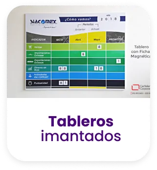Planificadores imantados publicitarios